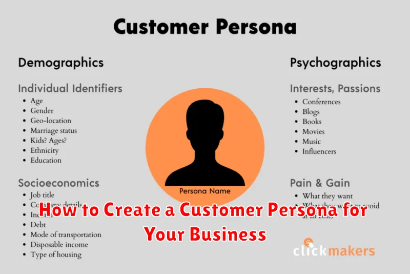 How to Create a Customer Persona for Your Business