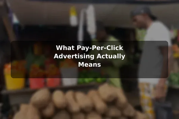 What Pay-Per-Click Advertising Actually Means