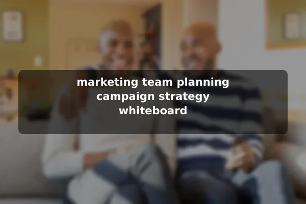 marketing team planning campaign strategy whiteboard