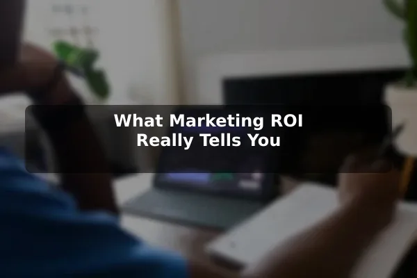 What Marketing ROI Really Tells You