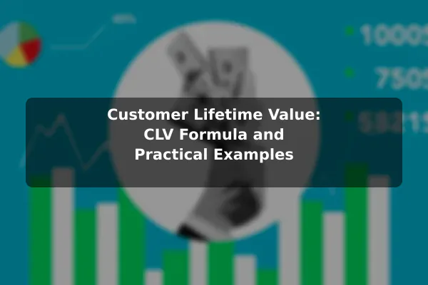 Customer Lifetime Value: CLV Formula and Practical Examples