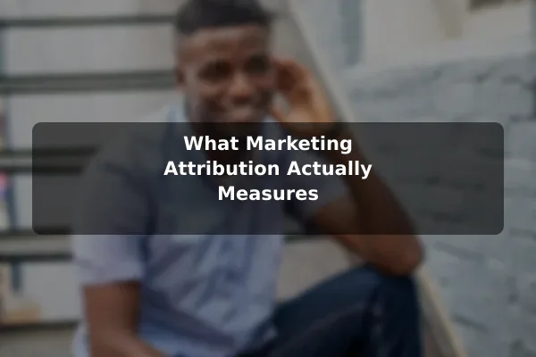 What Marketing Attribution Actually Measures