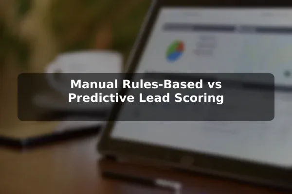 Manual Rules-Based vs Predictive Lead Scoring