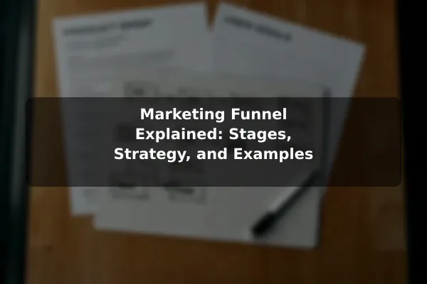 Marketing Funnel Explained: Stages, Strategy, and Examples