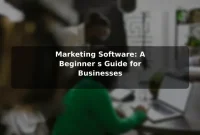 Marketing Software: A Beginner's Guide for Businesses Marketing Software: A Beginner's Guide for Businesses