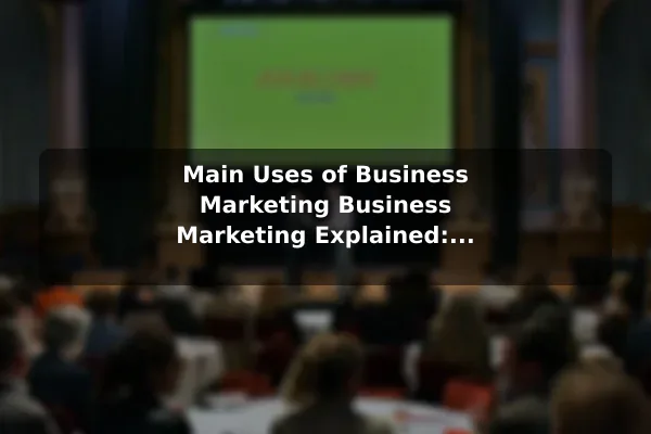 Main Uses of Business Marketing Business Marketing Explained: Uses, Risks, and Common Mistakes